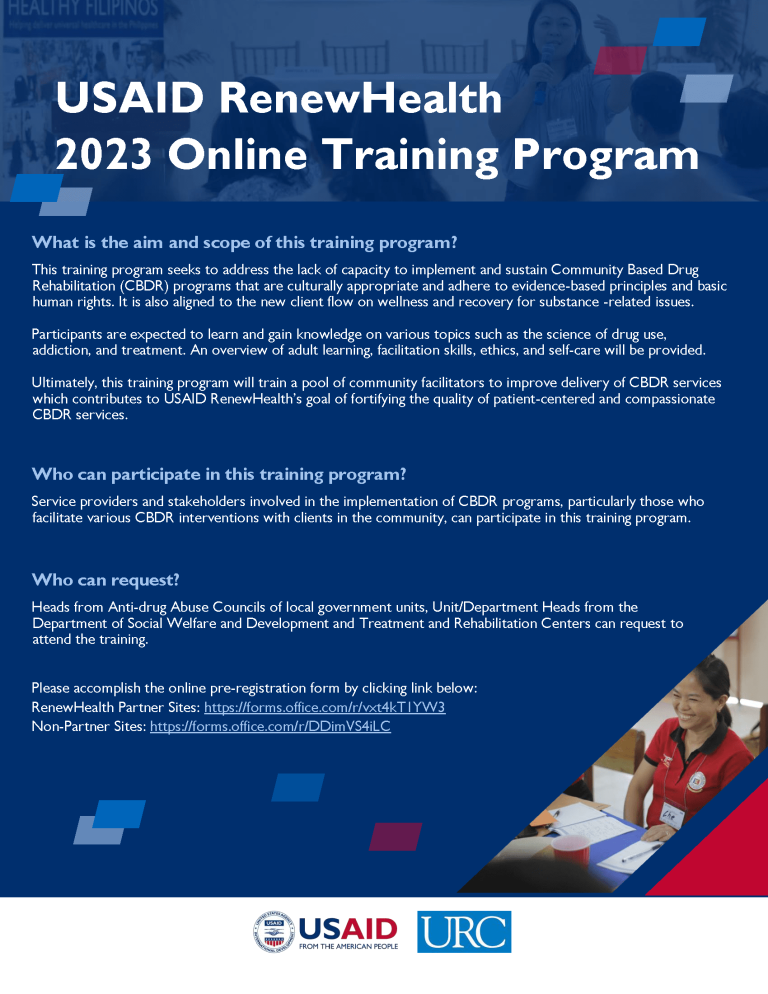 2023 Renew Health Online Training Program